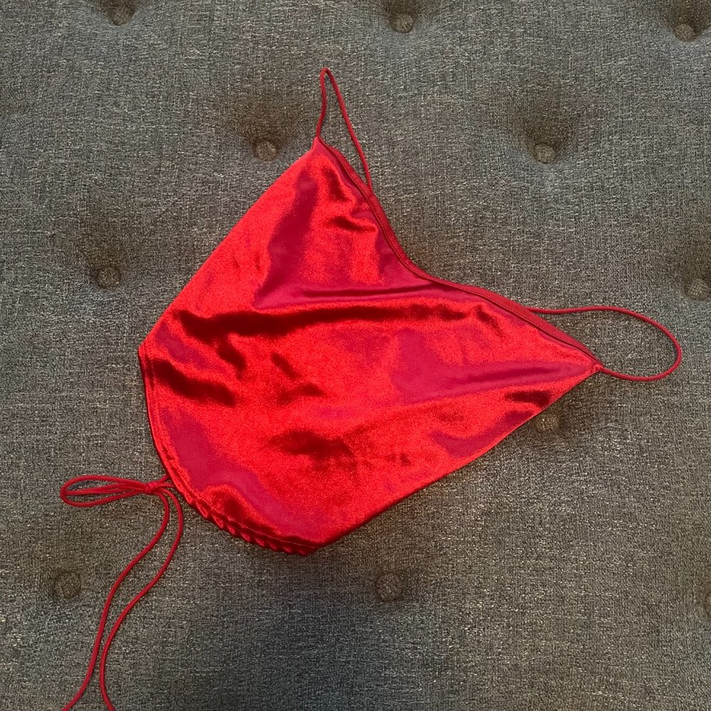 Windsor Satin Backless Top